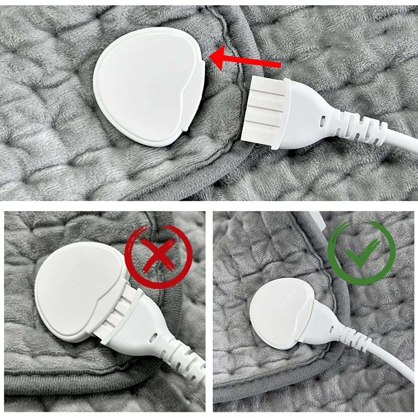 Almohadilla térmica multiusos con control de temperatura